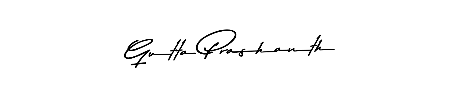 How to make Gutta Prashanth signature? Asem Kandis PERSONAL USE is a professional autograph style. Create handwritten signature for Gutta Prashanth name. Gutta Prashanth signature style 9 images and pictures png