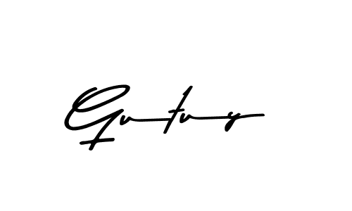 You should practise on your own different ways (Asem Kandis PERSONAL USE) to write your name (Gutuy) in signature. don't let someone else do it for you. Gutuy signature style 9 images and pictures png