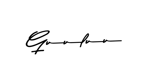 Guuluu stylish signature style. Best Handwritten Sign (Asem Kandis PERSONAL USE) for my name. Handwritten Signature Collection Ideas for my name Guuluu. Guuluu signature style 9 images and pictures png