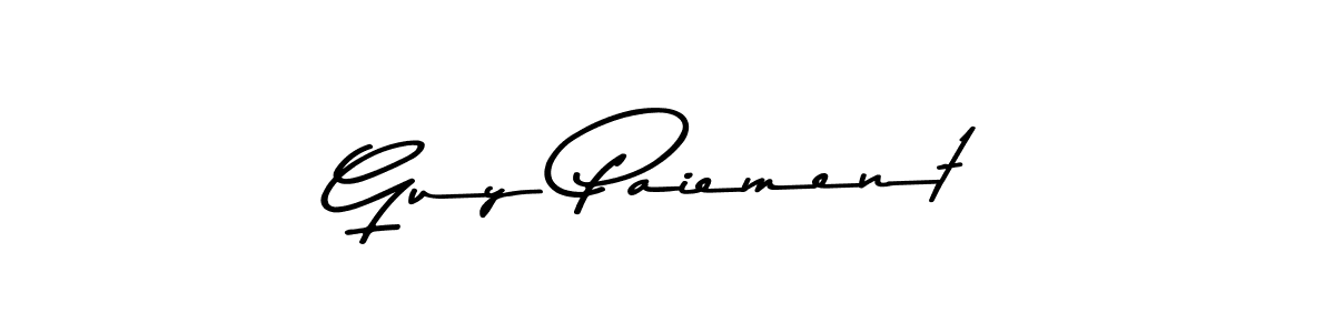 How to make Guy Paiement signature? Asem Kandis PERSONAL USE is a professional autograph style. Create handwritten signature for Guy Paiement name. Guy Paiement signature style 9 images and pictures png