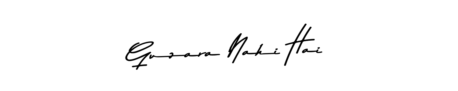 Here are the top 10 professional signature styles for the name Guzara Nahi Hai. These are the best autograph styles you can use for your name. Guzara Nahi Hai signature style 9 images and pictures png