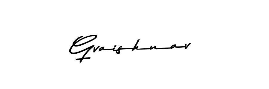 Make a beautiful signature design for name Gvaishnav. With this signature (Asem Kandis PERSONAL USE) style, you can create a handwritten signature for free. Gvaishnav signature style 9 images and pictures png