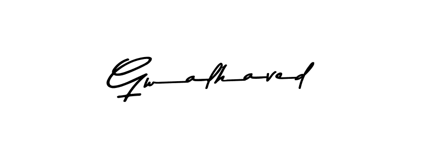 How to Draw Gwalhaved signature style? Asem Kandis PERSONAL USE is a latest design signature styles for name Gwalhaved. Gwalhaved signature style 9 images and pictures png