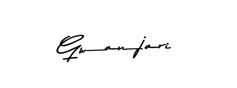 Once you've used our free online signature maker to create your best signature Asem Kandis PERSONAL USE style, it's time to enjoy all of the benefits that Gwanjari name signing documents. Gwanjari signature style 9 images and pictures png