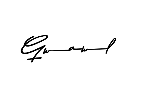 Asem Kandis PERSONAL USE is a professional signature style that is perfect for those who want to add a touch of class to their signature. It is also a great choice for those who want to make their signature more unique. Get Gwawl name to fancy signature for free. Gwawl signature style 9 images and pictures png