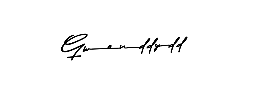 Make a beautiful signature design for name Gwenddydd. With this signature (Asem Kandis PERSONAL USE) style, you can create a handwritten signature for free. Gwenddydd signature style 9 images and pictures png