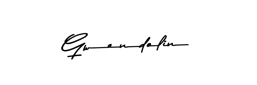 Make a beautiful signature design for name Gwendolin. With this signature (Asem Kandis PERSONAL USE) style, you can create a handwritten signature for free. Gwendolin signature style 9 images and pictures png