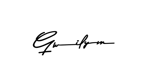 How to Draw Gwilym signature style? Asem Kandis PERSONAL USE is a latest design signature styles for name Gwilym. Gwilym signature style 9 images and pictures png