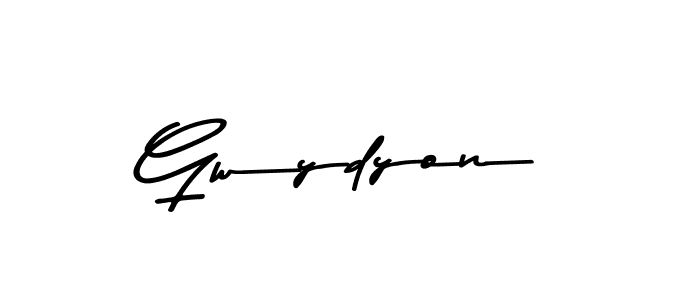 Make a beautiful signature design for name Gwydyon. With this signature (Asem Kandis PERSONAL USE) style, you can create a handwritten signature for free. Gwydyon signature style 9 images and pictures png