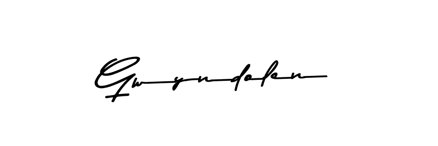 Make a beautiful signature design for name Gwyndolen. Use this online signature maker to create a handwritten signature for free. Gwyndolen signature style 9 images and pictures png
