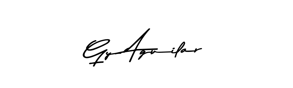 You should practise on your own different ways (Asem Kandis PERSONAL USE) to write your name (Gy Aguilar) in signature. don't let someone else do it for you. Gy Aguilar signature style 9 images and pictures png