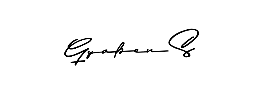 if you are searching for the best signature style for your name Gyalzen S. so please give up your signature search. here we have designed multiple signature styles  using Asem Kandis PERSONAL USE. Gyalzen S signature style 9 images and pictures png