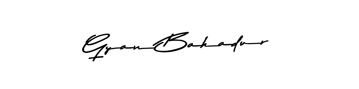 Gyan Bahadur stylish signature style. Best Handwritten Sign (Asem Kandis PERSONAL USE) for my name. Handwritten Signature Collection Ideas for my name Gyan Bahadur. Gyan Bahadur signature style 9 images and pictures png