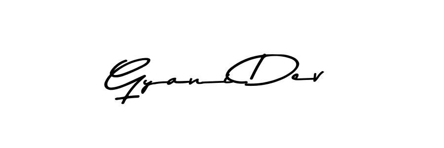Create a beautiful signature design for name Gyani Dev. With this signature (Asem Kandis PERSONAL USE) fonts, you can make a handwritten signature for free. Gyani Dev signature style 9 images and pictures png