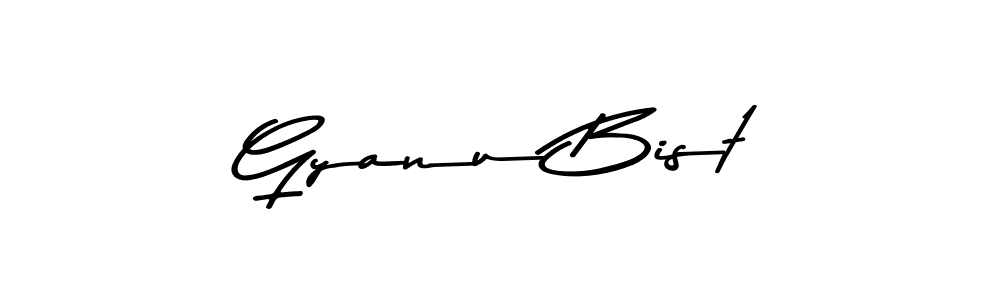 Make a beautiful signature design for name Gyanu Bist. Use this online signature maker to create a handwritten signature for free. Gyanu Bist signature style 9 images and pictures png
