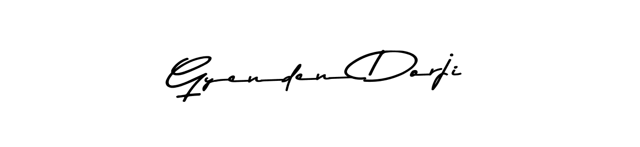 Make a beautiful signature design for name Gyenden Dorji. With this signature (Asem Kandis PERSONAL USE) style, you can create a handwritten signature for free. Gyenden Dorji signature style 9 images and pictures png