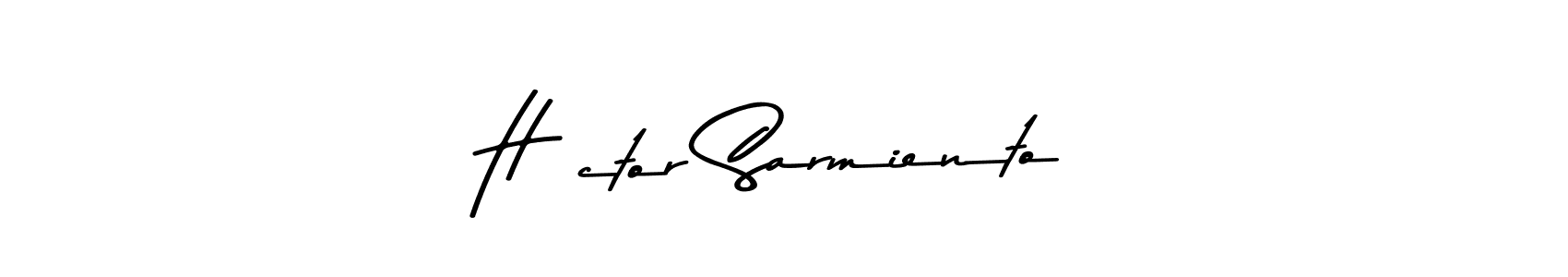 Make a beautiful signature design for name Héctor Sarmiento. With this signature (Asem Kandis PERSONAL USE) style, you can create a handwritten signature for free. Héctor Sarmiento signature style 9 images and pictures png