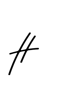 The best way (Asem Kandis PERSONAL USE) to make a short signature is to pick only two or three words in your name. The name H  include a total of six letters. For converting this name. H  signature style 9 images and pictures png