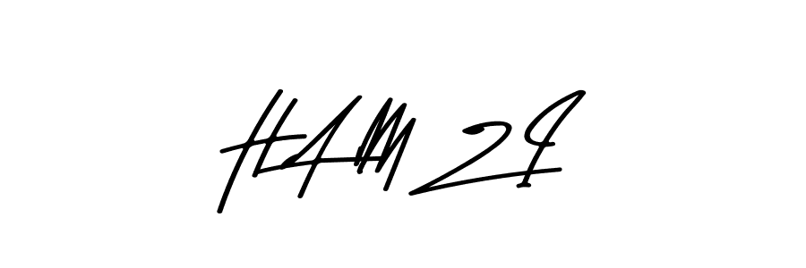 Design your own signature with our free online signature maker. With this signature software, you can create a handwritten (Asem Kandis PERSONAL USE) signature for name H A M Z I. H A M Z I signature style 9 images and pictures png