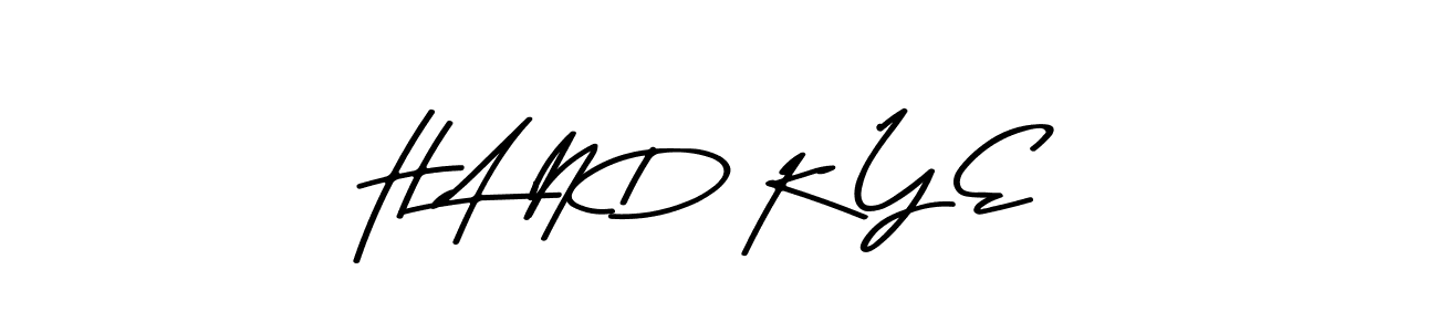 H A N D K Y E stylish signature style. Best Handwritten Sign (Asem Kandis PERSONAL USE) for my name. Handwritten Signature Collection Ideas for my name H A N D K Y E. H A N D K Y E signature style 9 images and pictures png