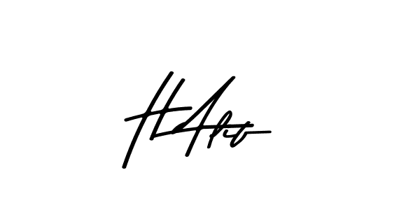 This is the best signature style for the H Alif name. Also you like these signature font (Asem Kandis PERSONAL USE). Mix name signature. H Alif signature style 9 images and pictures png