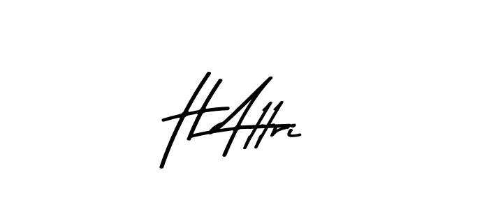 Design your own signature with our free online signature maker. With this signature software, you can create a handwritten (Asem Kandis PERSONAL USE) signature for name H Attri. H Attri signature style 9 images and pictures png