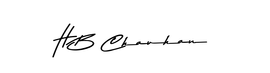 Use a signature maker to create a handwritten signature online. With this signature software, you can design (Asem Kandis PERSONAL USE) your own signature for name H B Chauhan. H B Chauhan signature style 9 images and pictures png