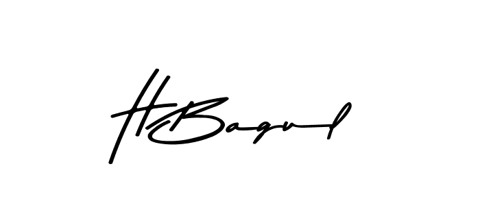 You should practise on your own different ways (Asem Kandis PERSONAL USE) to write your name (H Bagul) in signature. don't let someone else do it for you. H Bagul signature style 9 images and pictures png
