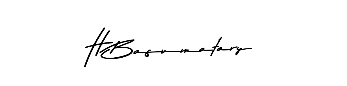 The best way (Asem Kandis PERSONAL USE) to make a short signature is to pick only two or three words in your name. The name H Basumatary include a total of six letters. For converting this name. H Basumatary signature style 9 images and pictures png