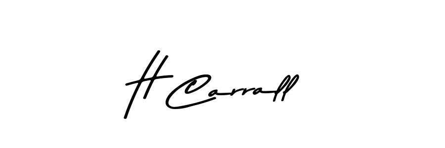 This is the best signature style for the H Carrall name. Also you like these signature font (Asem Kandis PERSONAL USE). Mix name signature. H Carrall signature style 9 images and pictures png