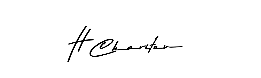 The best way (Asem Kandis PERSONAL USE) to make a short signature is to pick only two or three words in your name. The name H Charitou include a total of six letters. For converting this name. H Charitou signature style 9 images and pictures png