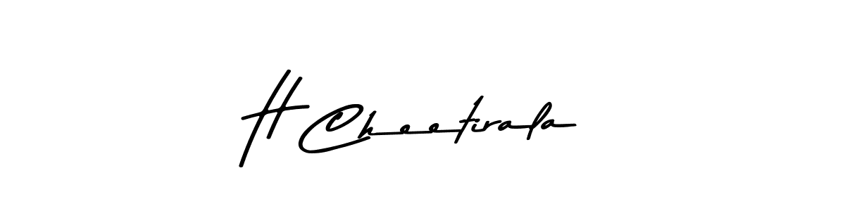 H Cheetirala stylish signature style. Best Handwritten Sign (Asem Kandis PERSONAL USE) for my name. Handwritten Signature Collection Ideas for my name H Cheetirala. H Cheetirala signature style 9 images and pictures png