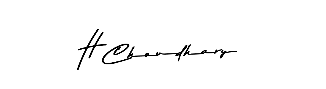 Also we have H Choudhary name is the best signature style. Create professional handwritten signature collection using Asem Kandis PERSONAL USE autograph style. H Choudhary signature style 9 images and pictures png