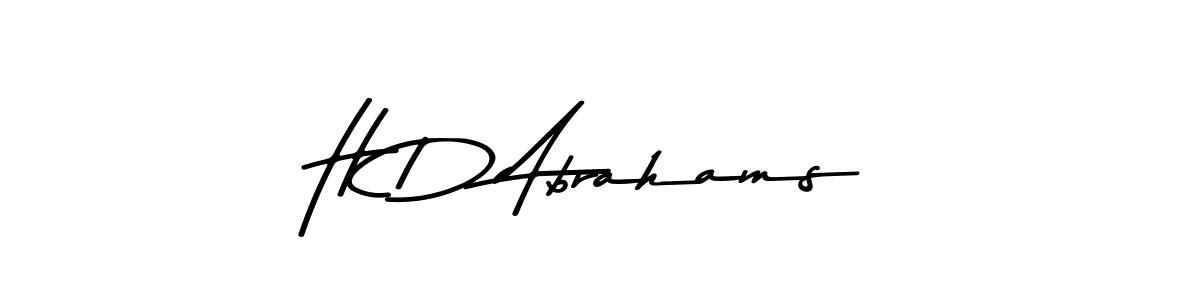 Make a short H D Abrahams signature style. Manage your documents anywhere anytime using Asem Kandis PERSONAL USE. Create and add eSignatures, submit forms, share and send files easily. H D Abrahams signature style 9 images and pictures png