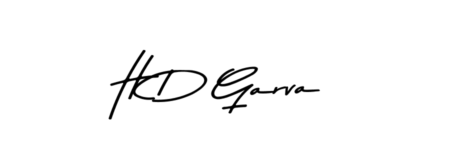 Also we have H D Garva name is the best signature style. Create professional handwritten signature collection using Asem Kandis PERSONAL USE autograph style. H D Garva signature style 9 images and pictures png