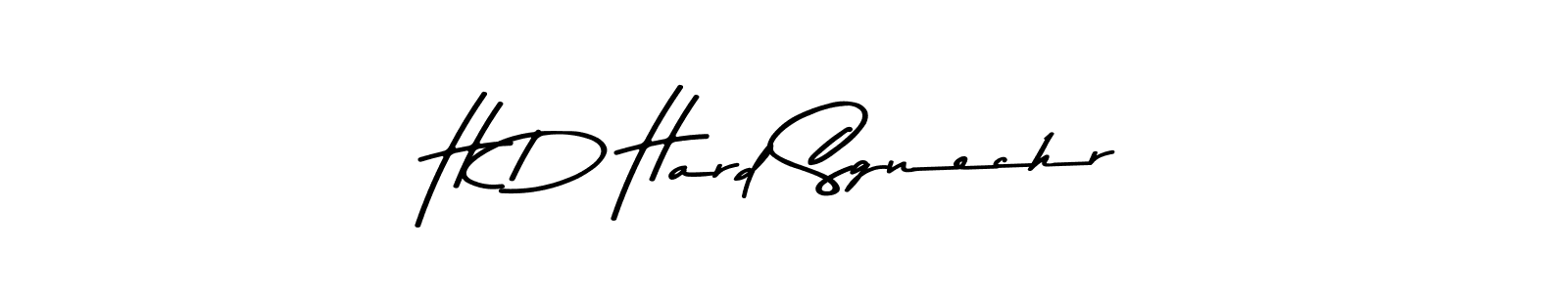 How to make H D Hard Sgnechr name signature. Use Asem Kandis PERSONAL USE style for creating short signs online. This is the latest handwritten sign. H D Hard Sgnechr signature style 9 images and pictures png