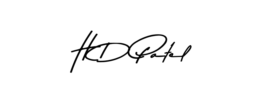 H D Patel stylish signature style. Best Handwritten Sign (Asem Kandis PERSONAL USE) for my name. Handwritten Signature Collection Ideas for my name H D Patel. H D Patel signature style 9 images and pictures png