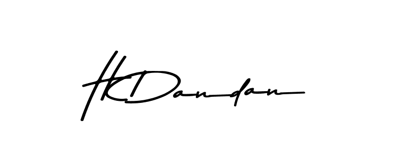 Similarly Asem Kandis PERSONAL USE is the best handwritten signature design. Signature creator online .You can use it as an online autograph creator for name H Dandan. H Dandan signature style 9 images and pictures png