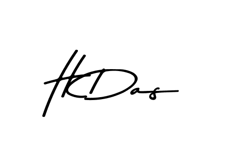 Asem Kandis PERSONAL USE is a professional signature style that is perfect for those who want to add a touch of class to their signature. It is also a great choice for those who want to make their signature more unique. Get H Das name to fancy signature for free. H Das signature style 9 images and pictures png