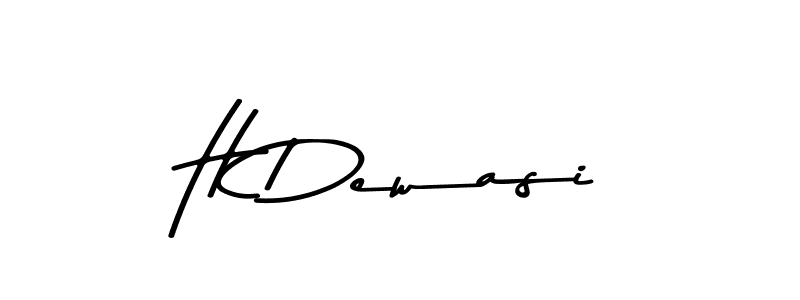 This is the best signature style for the H Dewasi name. Also you like these signature font (Asem Kandis PERSONAL USE). Mix name signature. H Dewasi signature style 9 images and pictures png