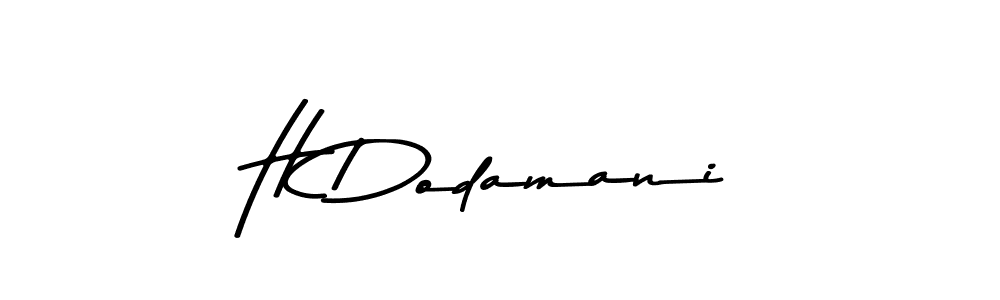 Here are the top 10 professional signature styles for the name H Dodamani. These are the best autograph styles you can use for your name. H Dodamani signature style 9 images and pictures png