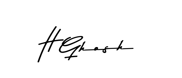The best way (Asem Kandis PERSONAL USE) to make a short signature is to pick only two or three words in your name. The name H Ghosh include a total of six letters. For converting this name. H Ghosh signature style 9 images and pictures png