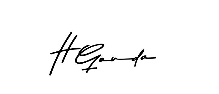 Here are the top 10 professional signature styles for the name H Gouda. These are the best autograph styles you can use for your name. H Gouda signature style 9 images and pictures png