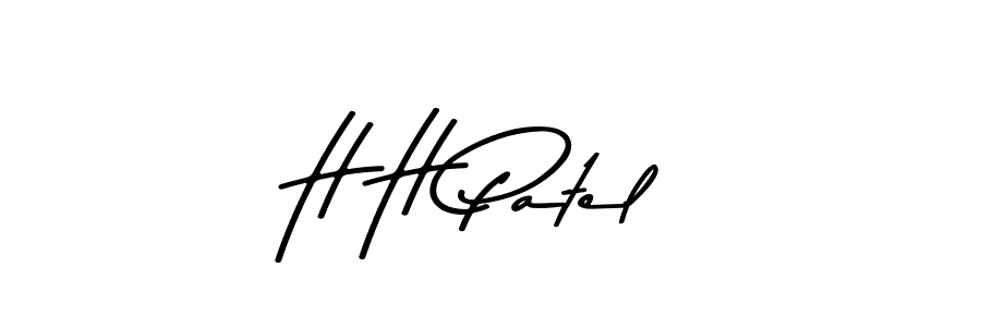 if you are searching for the best signature style for your name H H Patel. so please give up your signature search. here we have designed multiple signature styles  using Asem Kandis PERSONAL USE. H H Patel signature style 9 images and pictures png