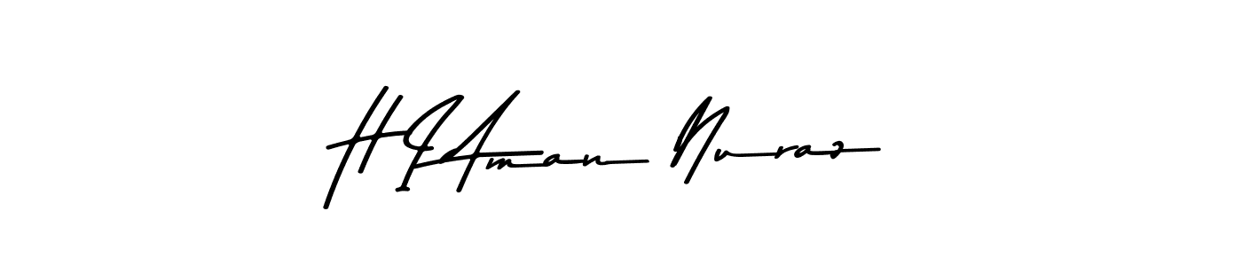 Similarly Asem Kandis PERSONAL USE is the best handwritten signature design. Signature creator online .You can use it as an online autograph creator for name H I Aman Nuraz. H I Aman Nuraz signature style 9 images and pictures png