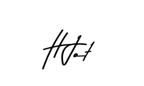 The best way (Asem Kandis PERSONAL USE) to make a short signature is to pick only two or three words in your name. The name H Jot include a total of six letters. For converting this name. H Jot signature style 9 images and pictures png