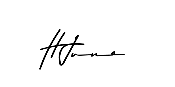 Make a beautiful signature design for name H June. Use this online signature maker to create a handwritten signature for free. H June signature style 9 images and pictures png