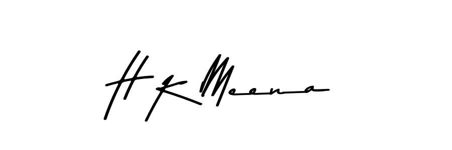 How to make H K Meena signature? Asem Kandis PERSONAL USE is a professional autograph style. Create handwritten signature for H K Meena name. H K Meena signature style 9 images and pictures png