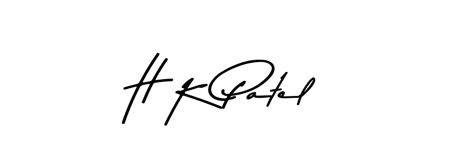 Similarly Asem Kandis PERSONAL USE is the best handwritten signature design. Signature creator online .You can use it as an online autograph creator for name H K Patel. H K Patel signature style 9 images and pictures png