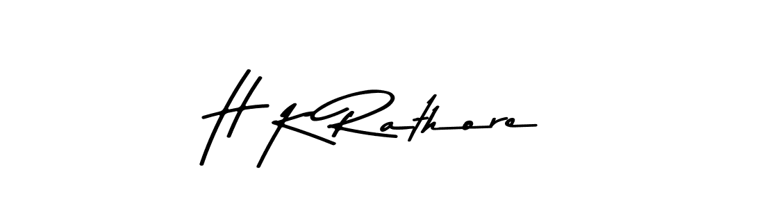 Also You can easily find your signature by using the search form. We will create H K Rathore name handwritten signature images for you free of cost using Asem Kandis PERSONAL USE sign style. H K Rathore signature style 9 images and pictures png